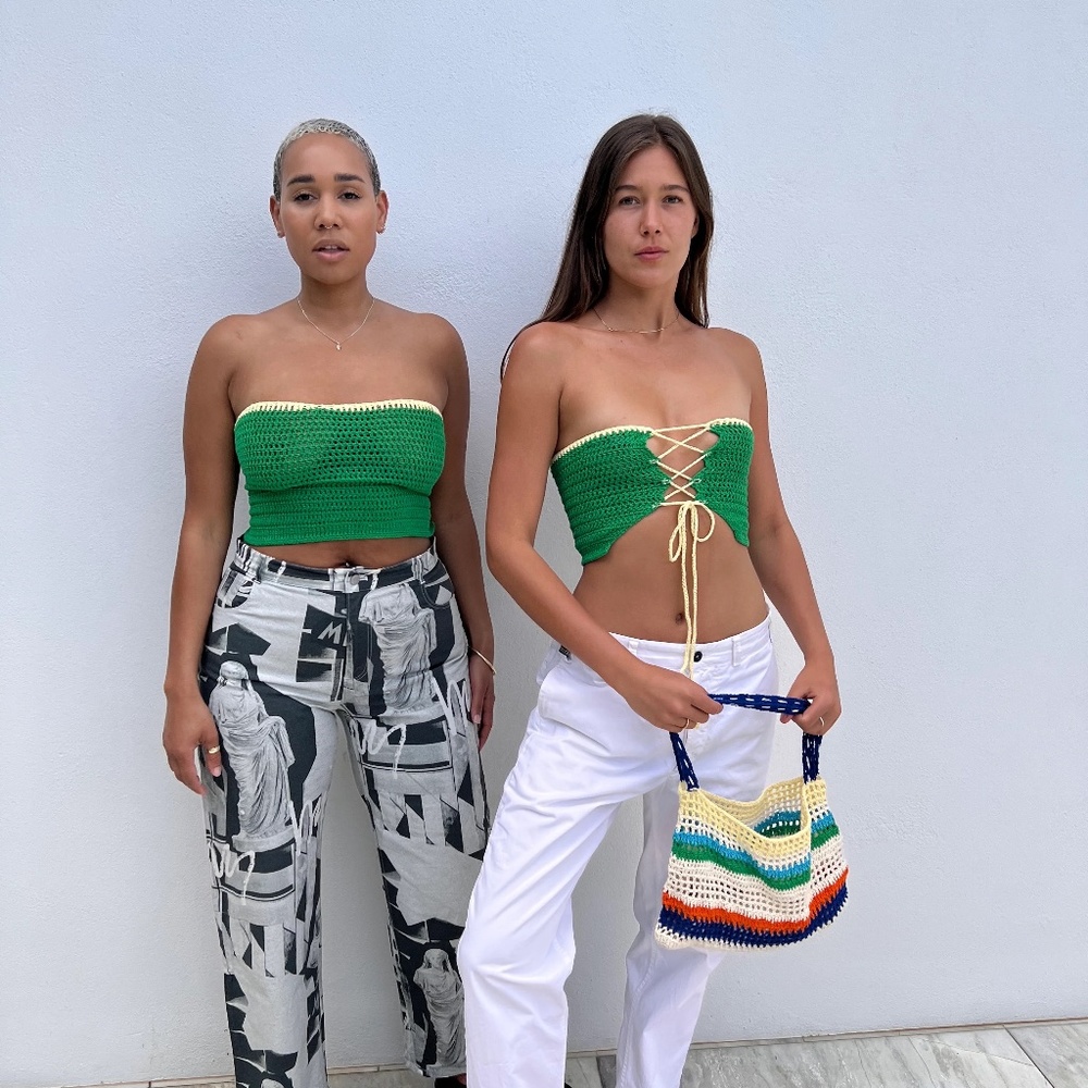 Scarlet + Sam Corset in Palm (S)